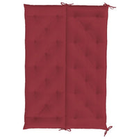 Claire 2pc Outdoor Cushion for Bench, Tufted Wine Red Oxford Fabric -BM326278