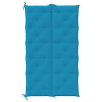 Claire Outdoor Cushion for Bench, 71 Inch, Blue Tufted Oxford Fabric -BM326347