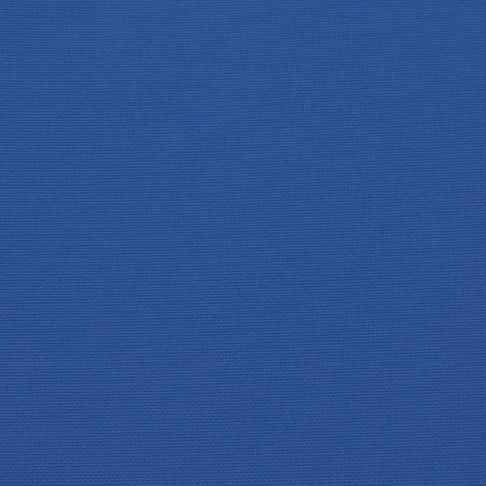 Claire Outdoor Cushion for Bench, 59 Inch, Blue Tufted Oxford Fabric -BM326357