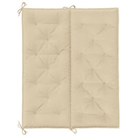 Claire Outdoor Cushion for Bench, 47 Inch, Beige Tufted Oxford Fabric -BM326358