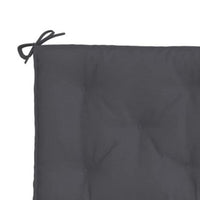 Claire Outdoor Cushion for Bench, 47 Inch, Dark Gray Tufted Oxford -BM326368