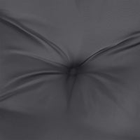Claire Outdoor Cushion for Bench, 47 Inch, Dark Gray Tufted Oxford -BM326368