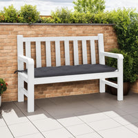 Claire Outdoor Cushion for Bench, 47 Inch, Dark Gray Tufted Oxford -BM326368