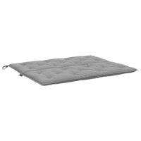Claire Outdoor Cushion for Bench, 47 Inch Light Gray Oxford Fabric