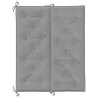 Claire Outdoor Cushion for Bench, 47 Inch Light Gray Oxford Fabric -BM326369