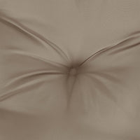 Claire Outdoor Cushion for Bench, Button Tufted Taupe Fabric, 59 Inch -BM326391