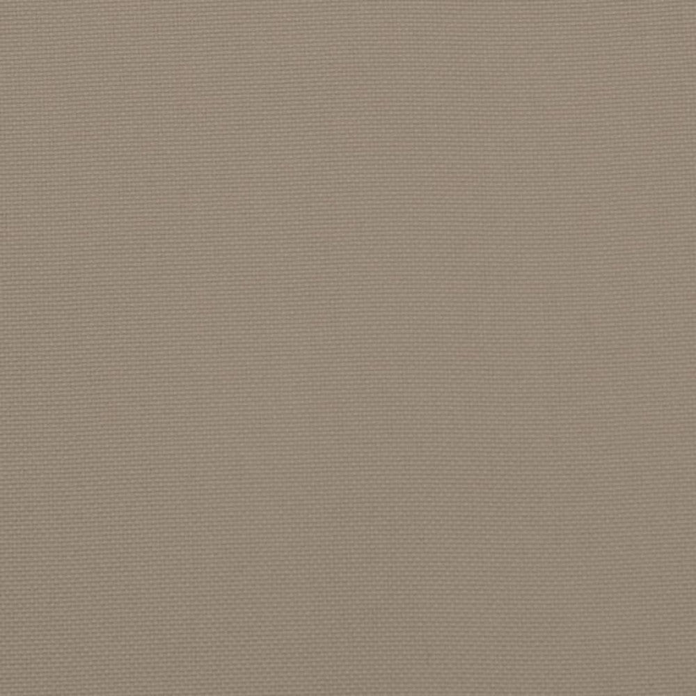 Claire Outdoor Cushion for Bench, Button Tufted Taupe Fabric, 59 Inch -BM326391