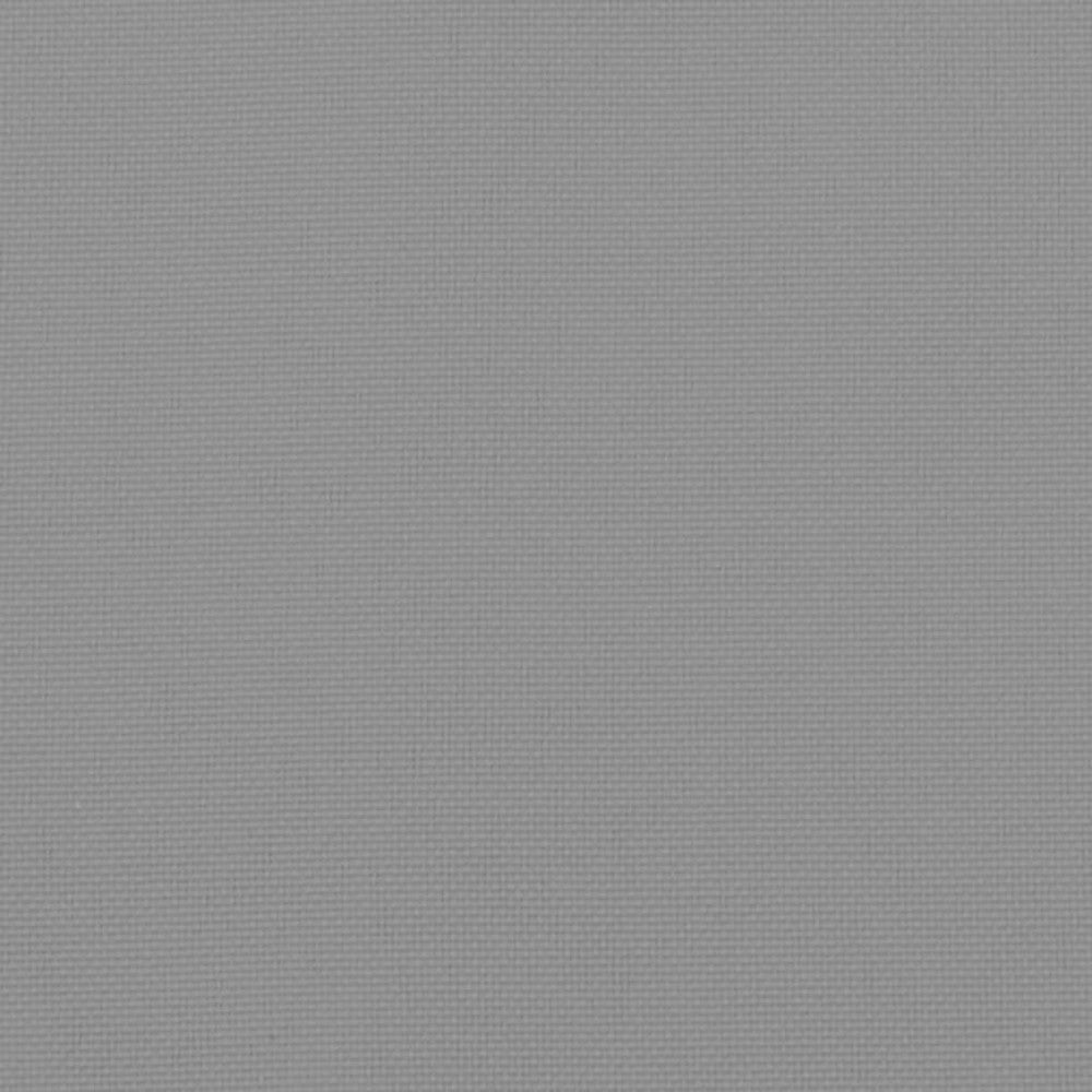 Claire Outdoor Cushion for Bench, Button Tufted Gray Fabric, 59 Inch -BM326397