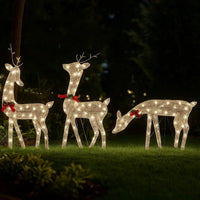 Edy 6pc Outdoor Christmas  Decor Set, 180 Cool White LEDs -BM326415