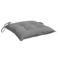 Kia Outdoor Cushion For Set of 2, Square Gray Oxford Fabric -BM326422