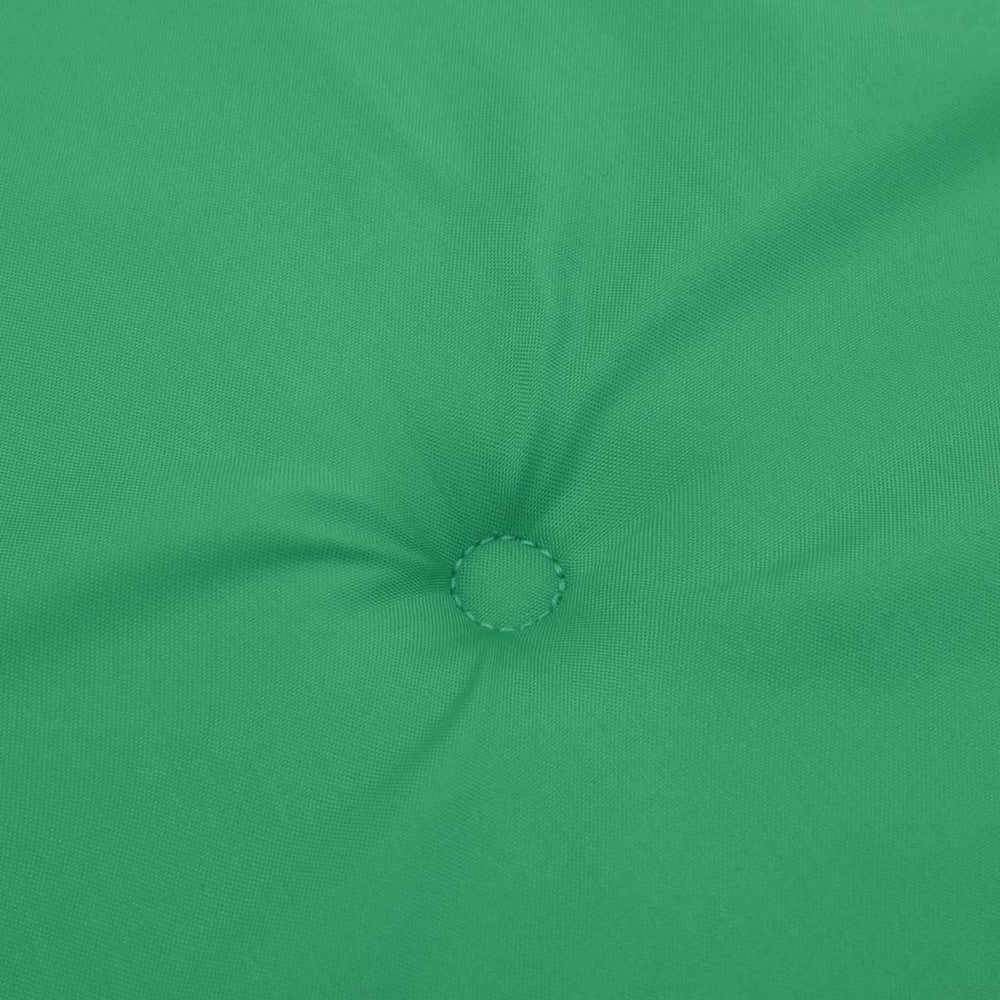 Claire Outdoor Cushion for Bench, Button Tufted Green Fabric, 59 Inch -BM326424