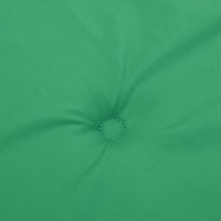Claire Outdoor Cushion for Bench, Button Tufted Green Fabric, 59 Inch -BM326424