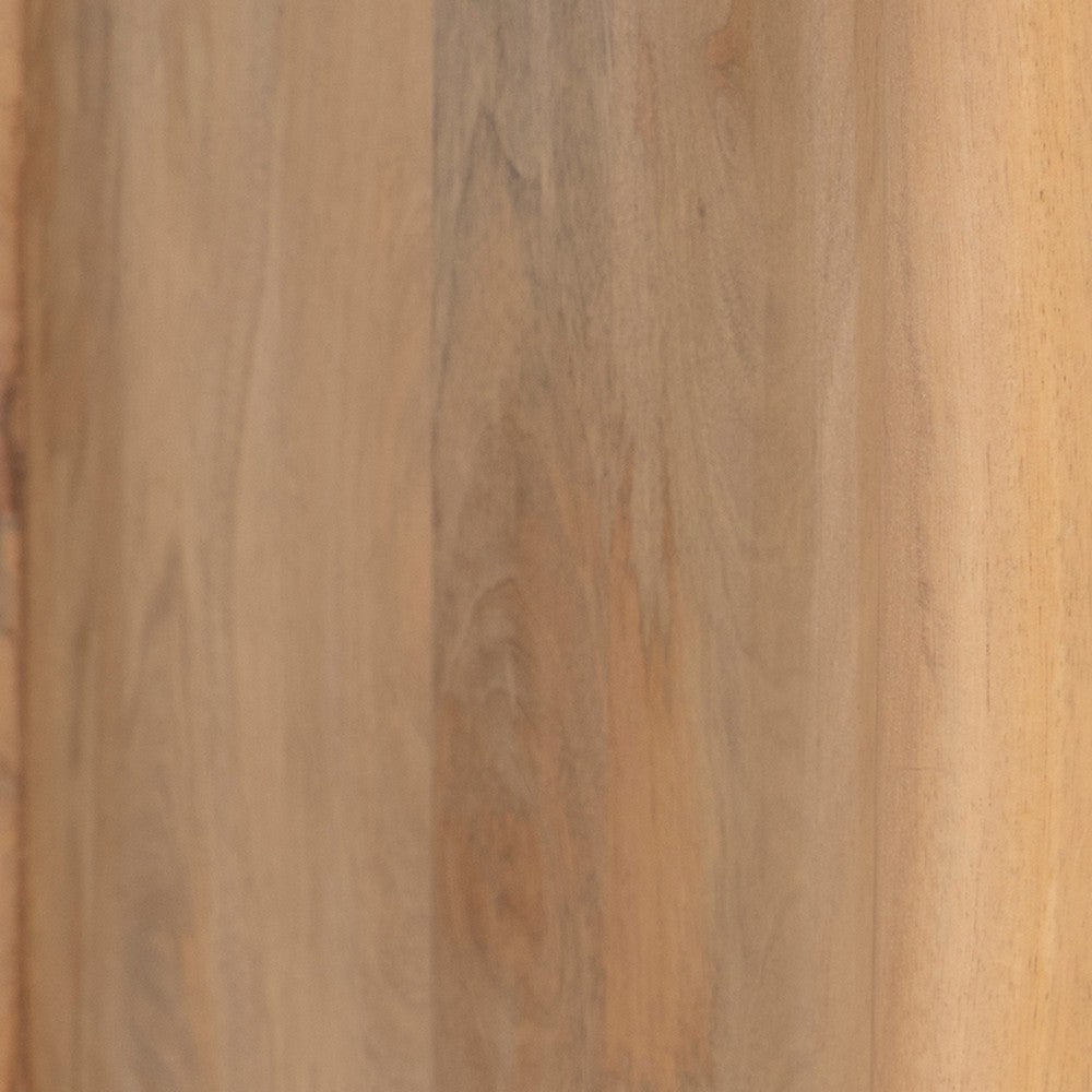 Geti 66 Inch Wide Dresser, 6 Drawers, Handcrafted Natural Oak White Mango Wood - BM326511