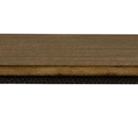 Lemy Coffee Table, 48 Inch Rectangular Brown Top, Black Metal Frame -BM326525