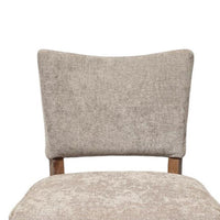 Rea Dining Side Chair Set of 2, Taupe, Classic Graywash Solid Wood -BM326596