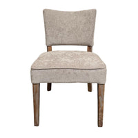 Rea Dining Side Chair Set of 2, Taupe, Classic Graywash Solid Wood -BM326596