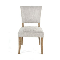 Ryna Dining Side Chair Set of 2, Gray, Washed Oak Brown Solid Wood -BM326599