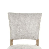 Ryna Dining Side Chair Set of 2, Gray, Washed Oak Brown Solid Wood -BM326599