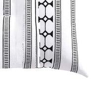 Jim Euro Sham with Black and White Clipped Jacquard Stripe, 26 x 26 -BM326659