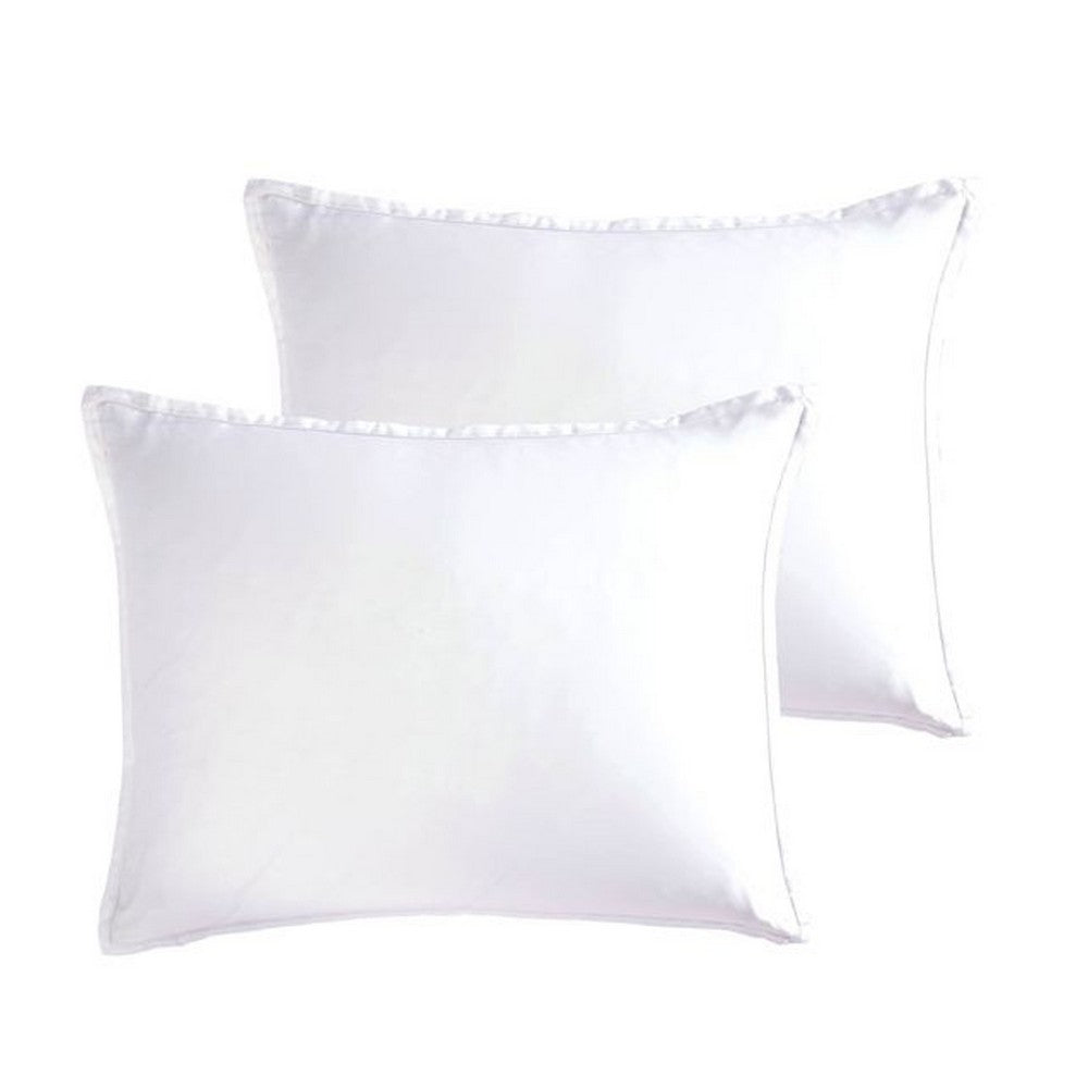 Keo 8pc Queen Comforter Set, Reversible, Shams, Ivory Silky Fabric -BM326706