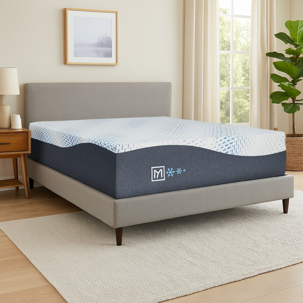 Miy California King Mattress, Cool Gel Memory Foam, 14 Inch Adjustable -BM326721