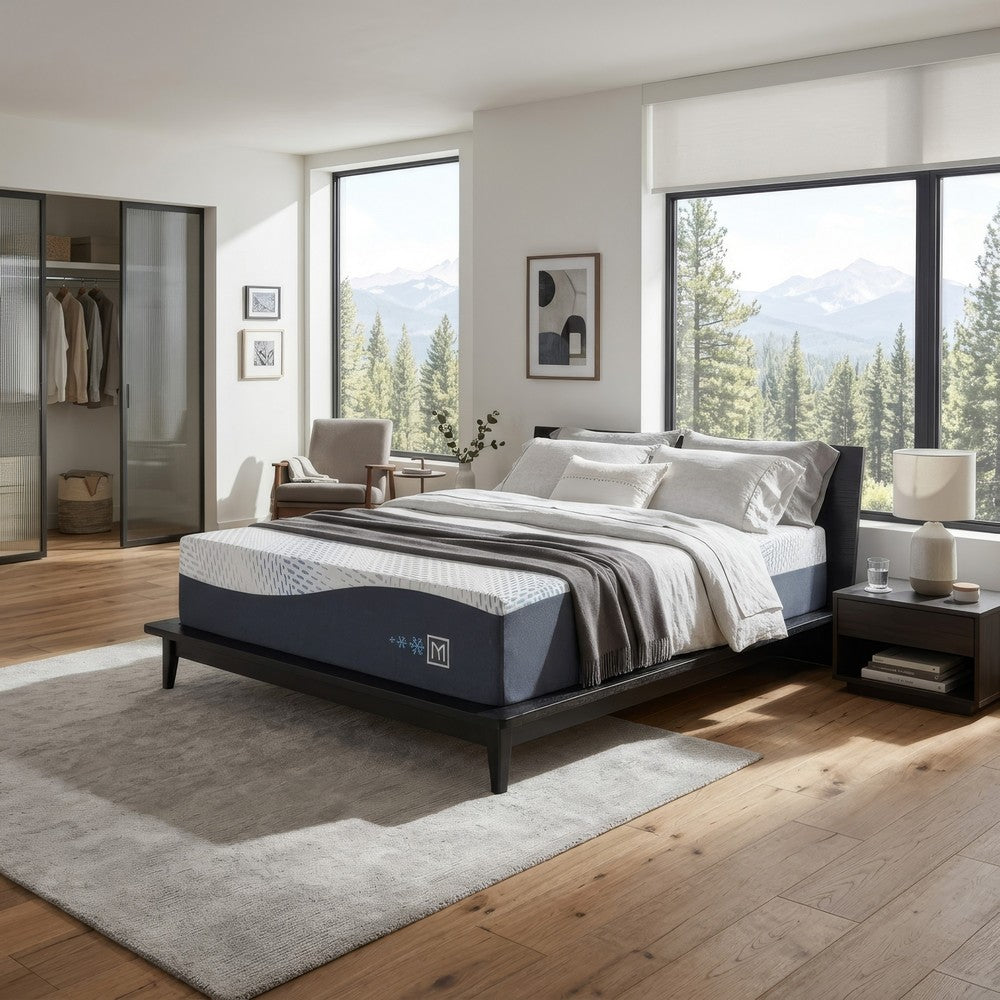 Miy Twin XL Mattress, Cool Gel Memory Foam, 14 Inch, Adjustable Base -BM326722