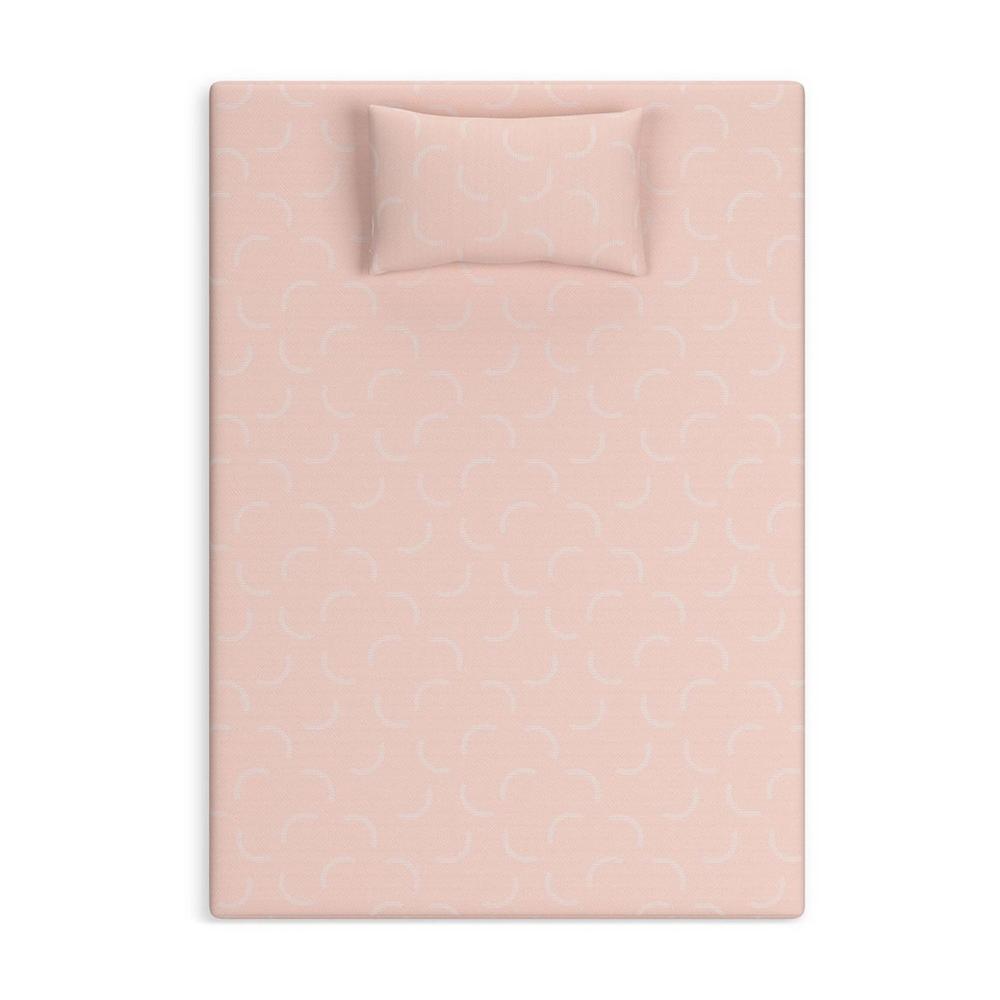Ruve Full Mattress, Standard Pillow, Memory Foam, Light Pink 7 Inch -BM326726