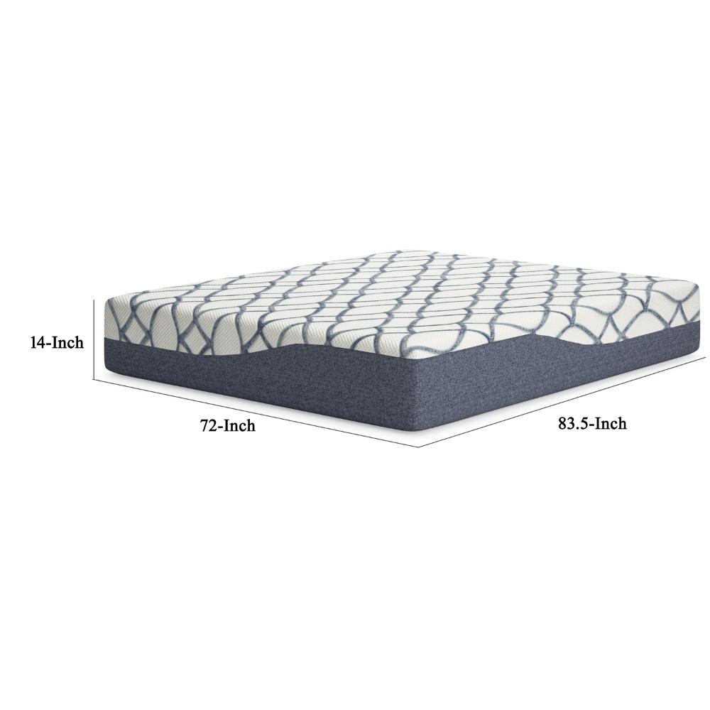 Himy California King Mattress, Response Memory Foam, 14 Inch Cooling -BM326729
