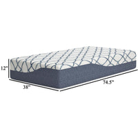 Himy Twin Mattress, High Density Memory Foam, 12 Inch Cool Comfort -BM326730