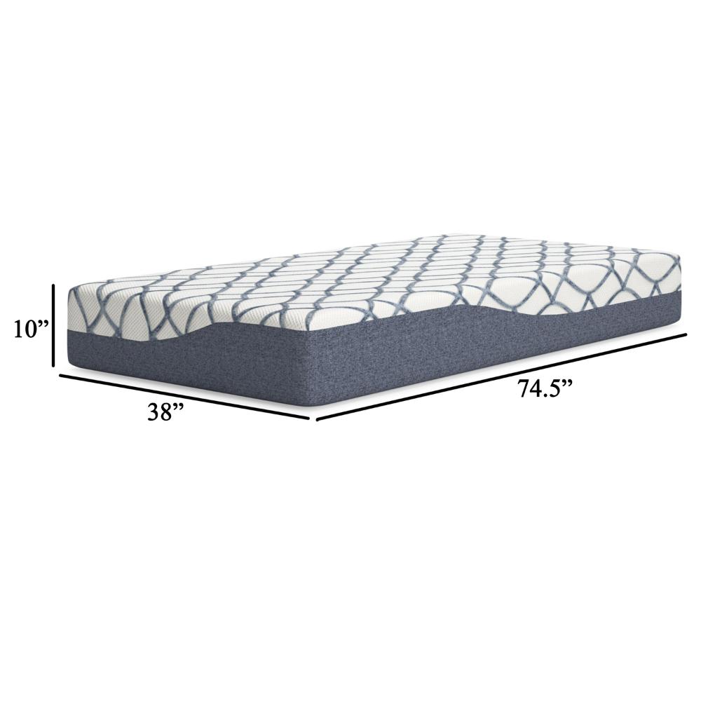 Himy Twin Mattress, High Density Memory Foam, 10 Inch Cool Comfort -BM326734