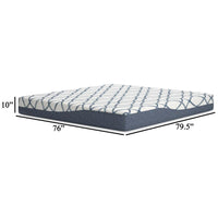 Himy King Mattress, 10 Inch Cool Comfort, High Density Memory Foam -BM326736