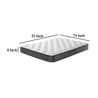 Beny Full Mattress, Bonnell Hybrid Coil, Foam, Firm Comfort 8 Inch -BM326832