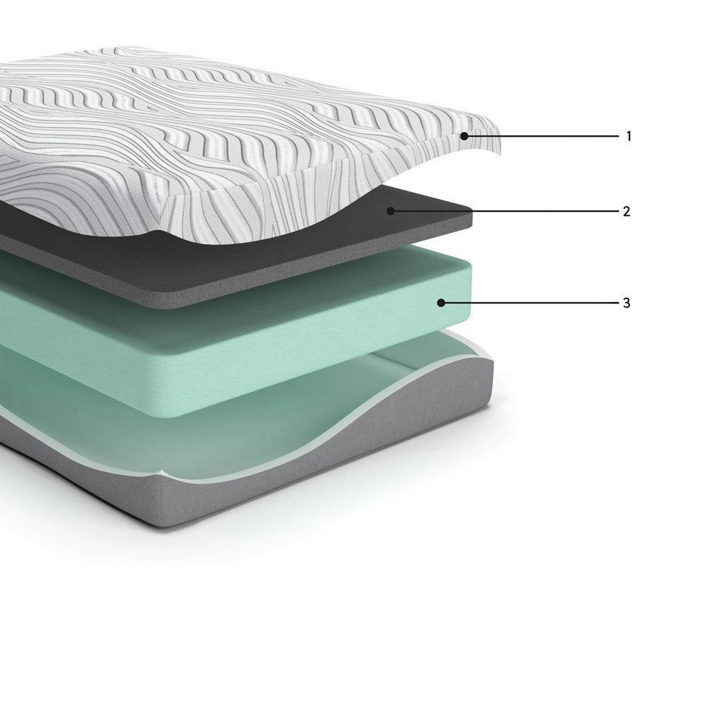 Meny Twin Mattress, Ultra Plush Memory Foam, Body Support 12 Inch -BM326834