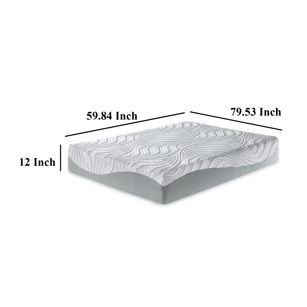 Meny Queen Mattress, Ultra Plush Memory Foam, Body Support 12 Inch -BM326836