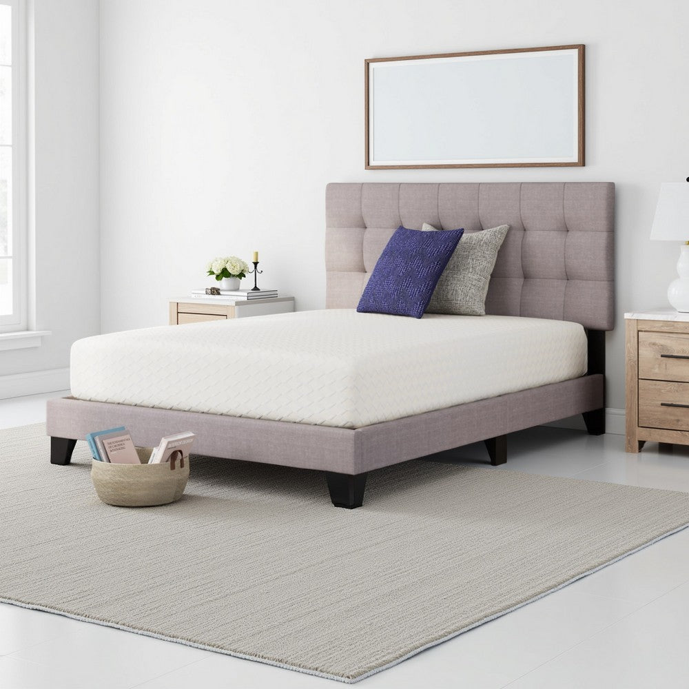 Jeny Queen Mattress, Cool Comfort Memory Foam, Stretch Cover 12 Inch -BM326849