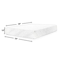 Jeny King Mattress, Cool Comfort Memory Foam, Stretch Cover 12 Inch -BM326850