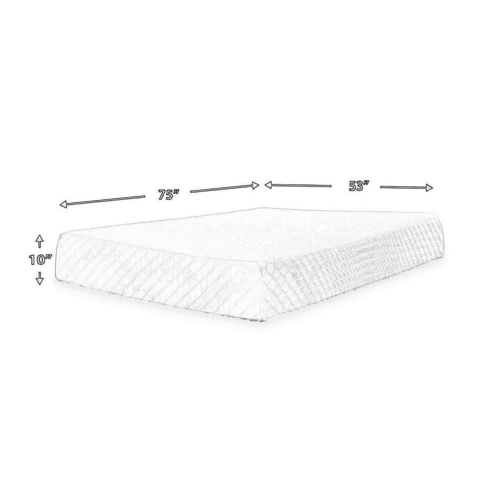 Jeny Full Mattress, Firm Memory Foam, Stretch Cover, 10 Inch Cooling -BM326852