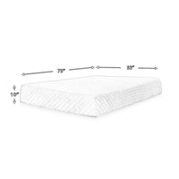 Jeny Full Mattress, Firm Memory Foam, Stretch Cover, 10 Inch Cooling -BM326852