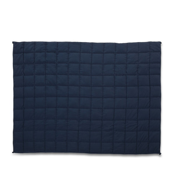 Blankie 20lbs Weighted Blanket, 60 x 80 Cotton Multilayer, Navy Blue - BM326990