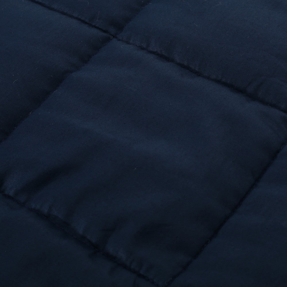 Blankie 20lbs Weighted Blanket, 60 x 80 Cotton Multilayer, Navy Blue - BM326990