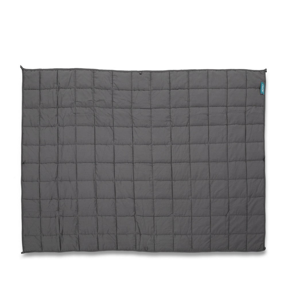 Blankie 20lbs Weighted Blanket, 60 x 80 Cotton Multilayer, Dark Gray - BM326991