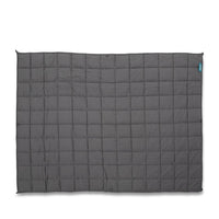 Blankie 20lbs Weighted Blanket, 60 x 80 Cotton Multilayer, Dark Gray - BM326991
