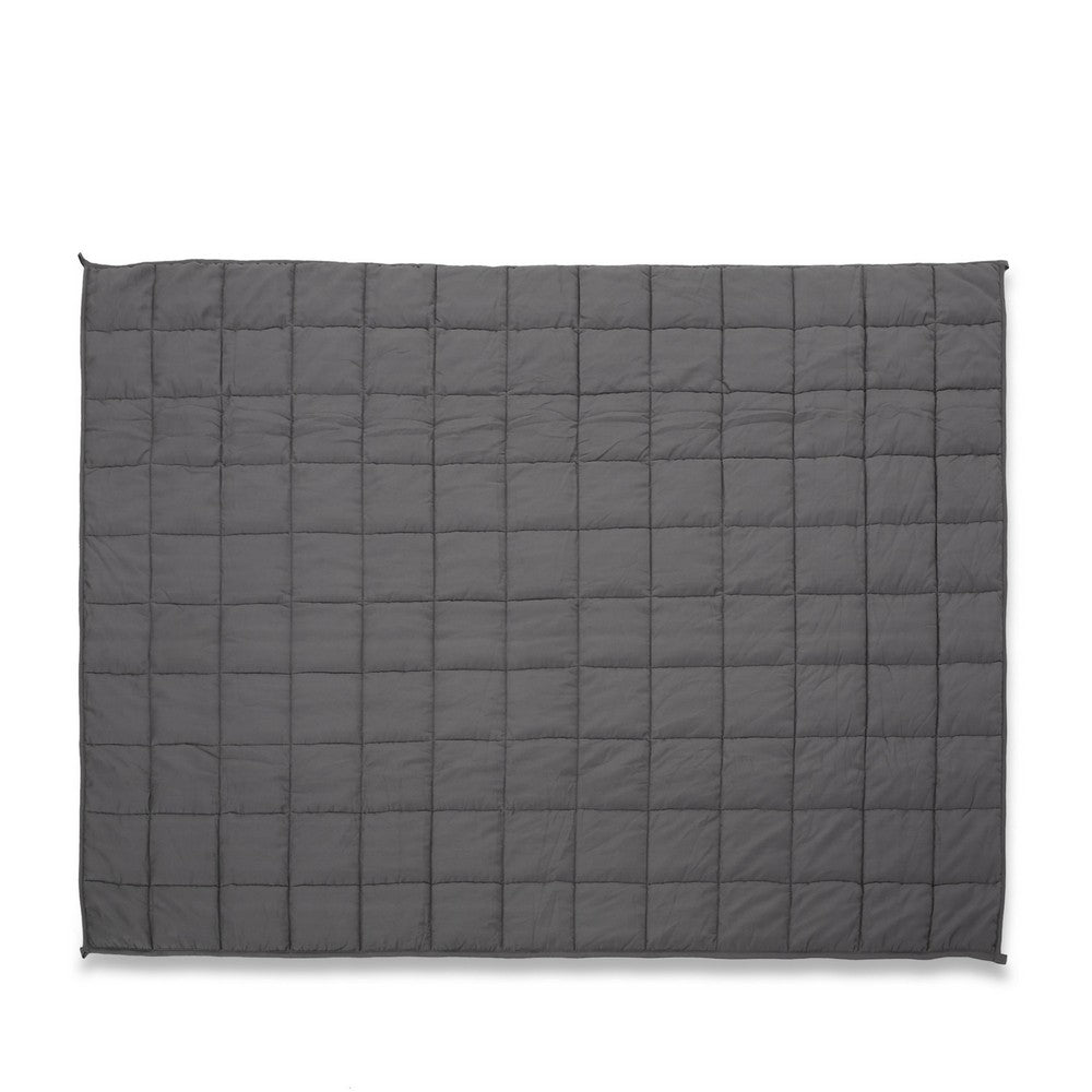 Blankie 20lbs Weighted Blanket, 60 x 80 Cotton Multilayer, Dark Gray - BM326991