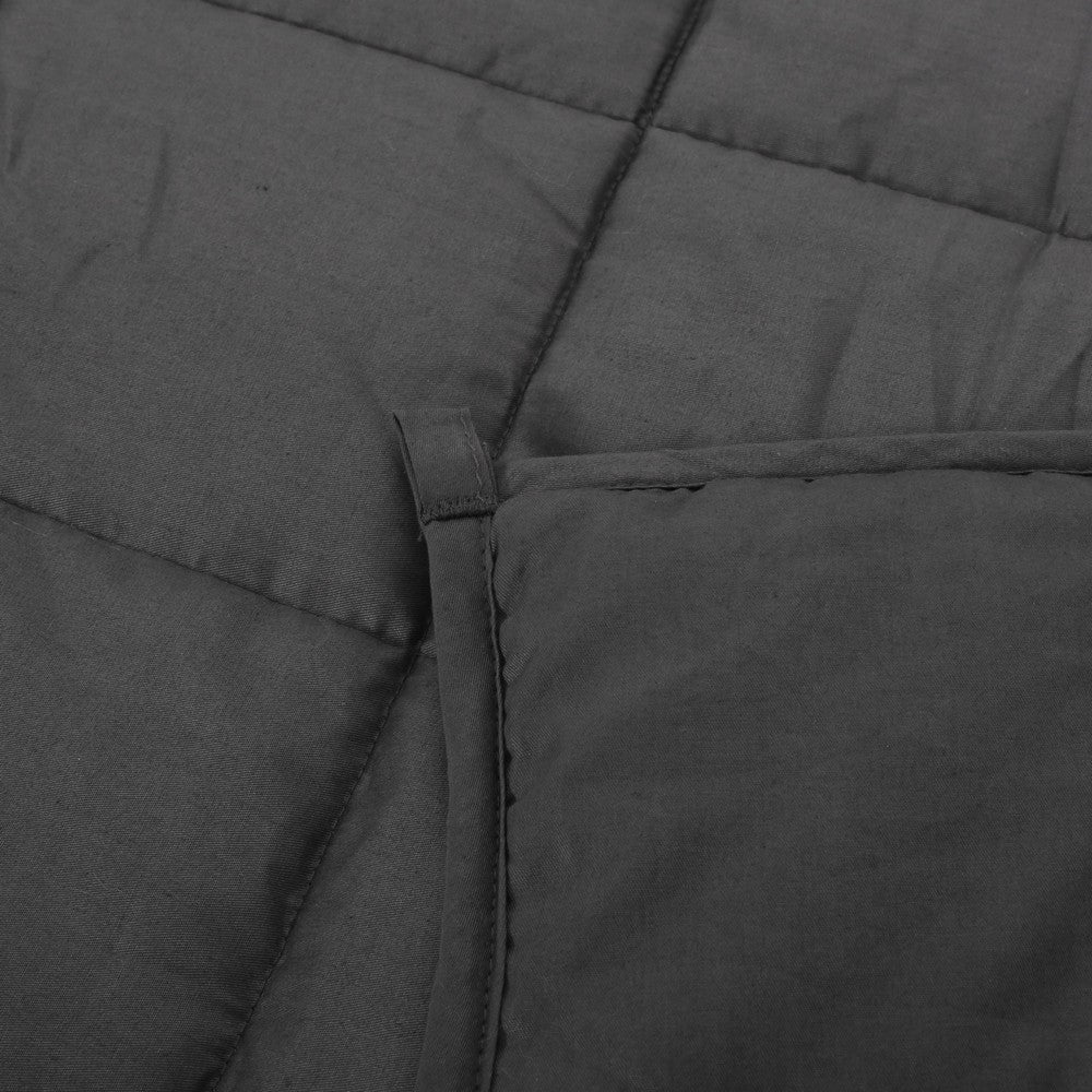 Blankie 20lbs Weighted Blanket, 60 x 80 Cotton Multilayer, Dark Gray - BM326991