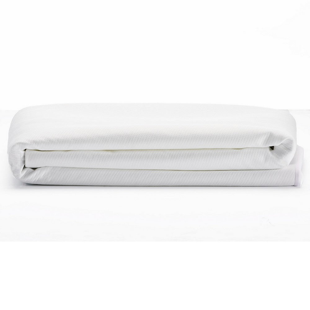 Swan King Size Mattress Protector, Waterproof Coating, White Polyester - BM326993