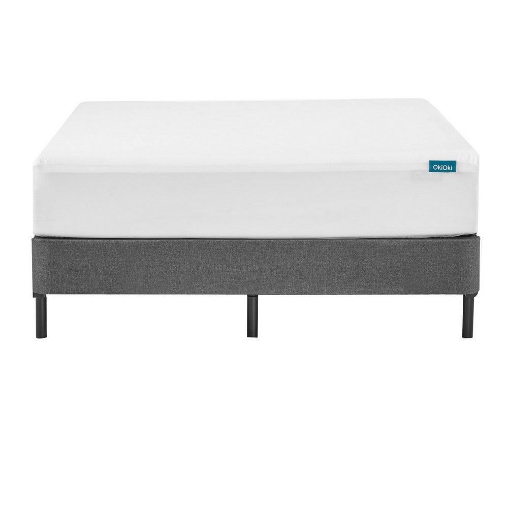 Swan King Size Mattress Protector, Waterproof Coating, White Polyester - BM326993