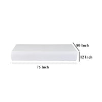 Swan King Size Mattress Protector, Waterproof Coating, White Polyester - BM326993
