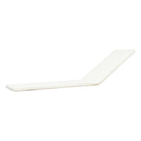 Pina Outdoor Cushion for Lounge Chaise, 79 Inch, Plush White Fabric - BM327019