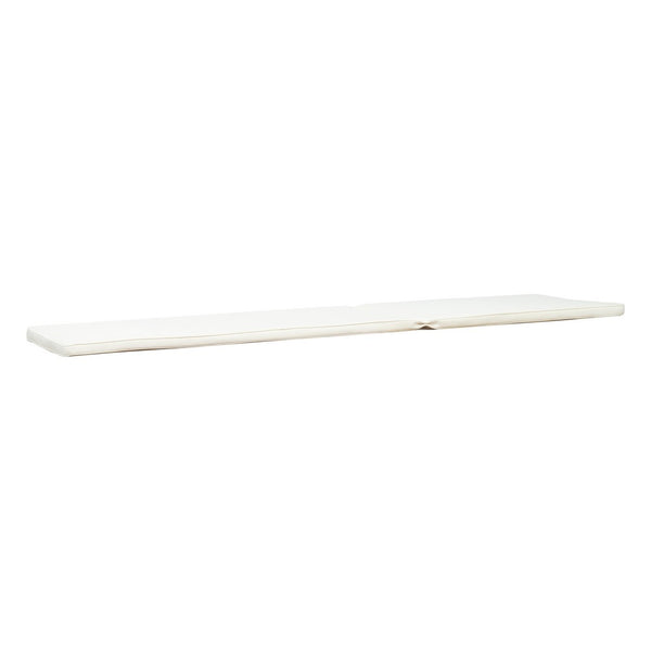 Pina Outdoor Cushion for Lounge Chaise, 79 Inch, Plush White Fabric - BM327019