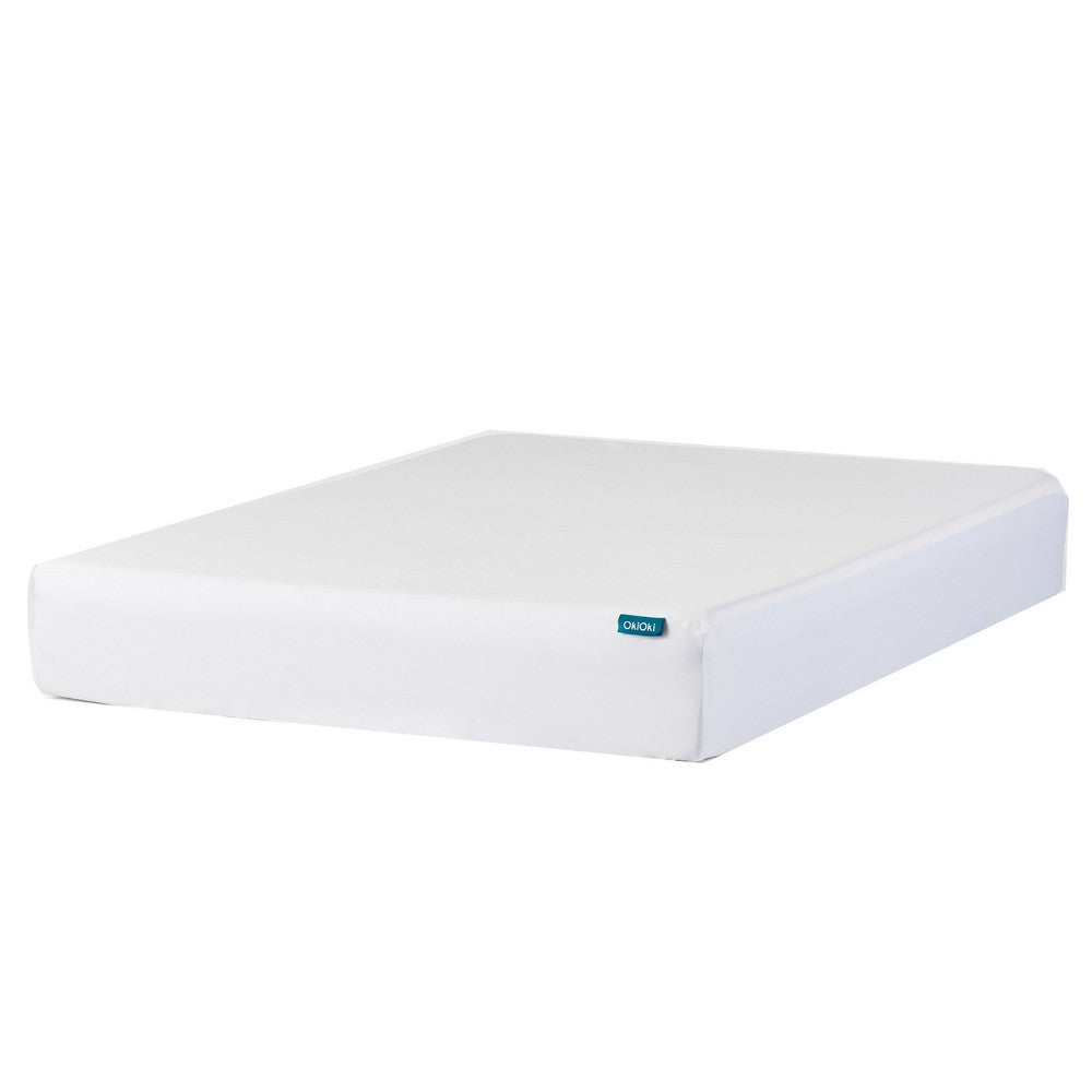 Queen Mattress Protector, Pocket Design, Waterproof Cream White Fabric -BM327708